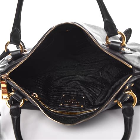 prada soft calf leather bag.